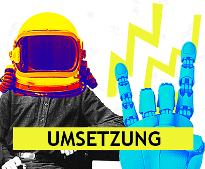 Neon Gold Innovations KI Beratung Schritt 3 Umsetzung